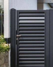 Pedestrian gate Louver