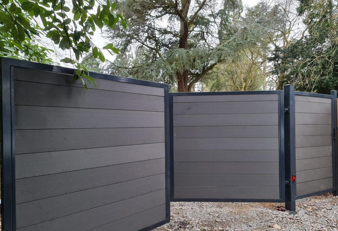 Swing gate Composite Grey